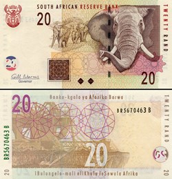 AFRIQUE DU SUD - PICK 129b - 20 RAND - 2009