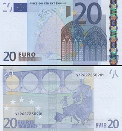 20 EUROS - SIGNATURE TRICHET - PICK 10 V - ESPAGNE