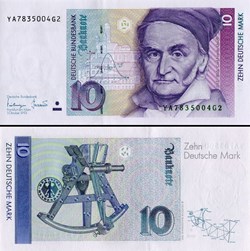 ALLEMAGNE - RFA - PICK 38 cr1 - 10 MARK - 1993