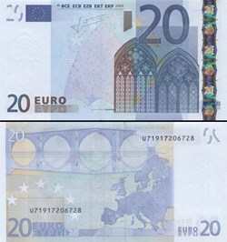 20 EUROS - SIGNATURE TRICHET - PICK 10 U - FRANCE