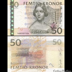 SUÈDE - PICK 64 b 2 - 50 KRONOR - 2011