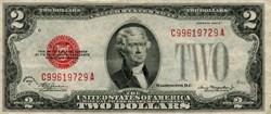$2 - RED SEAL CERTIFICATE SERIES 1928D