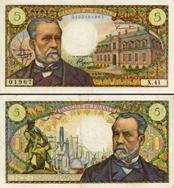 FRANCE - 5 FRANCS Louis Pasteur