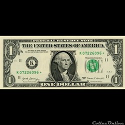 K- 1$ Federal Reserve Notes - Small Size 2017 Series