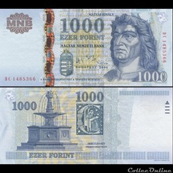 HONGRIE - PICK 195 b - 1000 FORINT - 2006