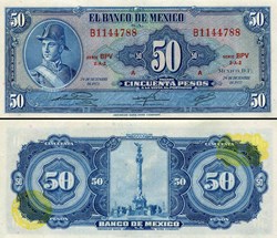 MEXIQUE - PICK 049u5 - 50 PESOS - 1972