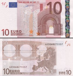 10 EUROS - SIGNATURE DUISENBERG - PICK 2 U - FRANCE