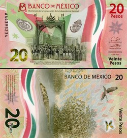MEXIQUE - PICK 135e - 20 PESOS - 2021