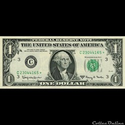 C- 1$ Federal Reserve Notes - Small Size 1963A Series