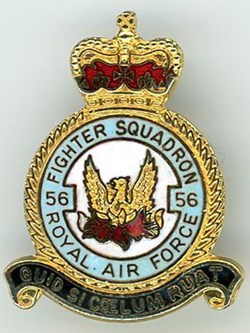 Insigne R.A.F - 56° Squadron