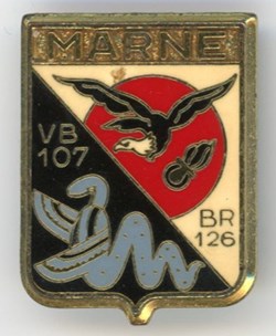 Insigne Aviation - Escadron de bombardement 2/94 Marne