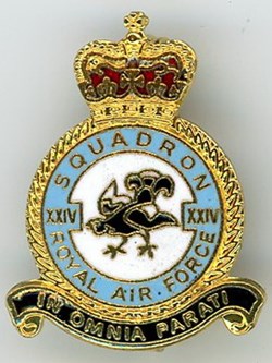 Insigne R.A.F - 24° Squadron