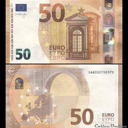 50 EUROS - SIGNATURE DRAGHI - PICK 23 S - ITALIE
