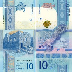 ARUBA - PICK 21  - 10 FLORIN - 2019