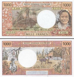 FRANCS TERRITOIRES FRANCAIS DU PACIFIQUE - PICK 2 j - 1000 FRANCS - 2007