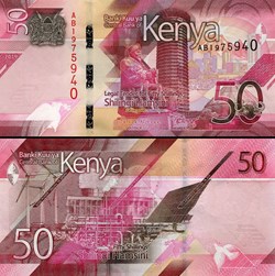 KENYA - PICK 52 a - 50 SHILLINGS - 2019