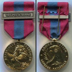 Médaille de la Défense nationale - Echelon Bronze - 2° Type