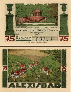 Harzgerode - 75 Pfennig
