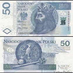 POLOGNE - PICK 185 - 50 ZLOTYCH - 2012