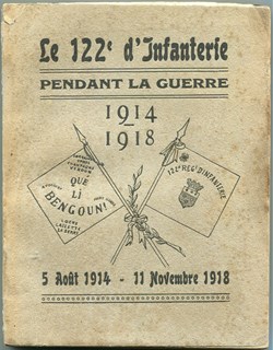 HISTORIQUE DU 122 ° RÉGIMENT D'INFANTERIE