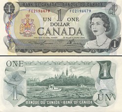 CANADA - PICK 085 a1 - 1 DOLLAR - 1973