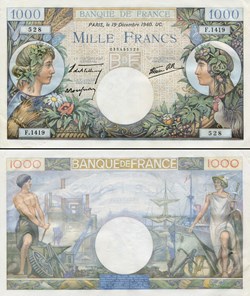 FRANCE - 1000 FRANCS