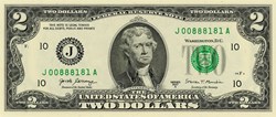 J- Kansas-City District - 2$ Federal Reserve Notes - Small Size 2017A Series