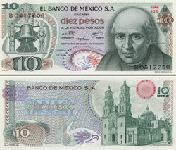 MEXIQUE - PICK 063h5 - 10 PESOS - 1975