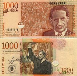 COLOMBIE - PICK 456 d - 1 000 PESOS  COLOMBIEN - 2006