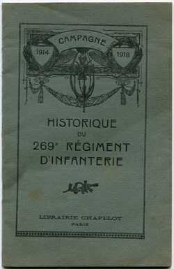 HISTORIQUE DU 269 ° RÉGIMENT D'INFANTERIE