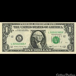 L- 1$ Federal Reserve Notes - Small Size 1988 Series