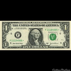 F- 1$ Federal Reserve Notes - Small Size 2003A Series