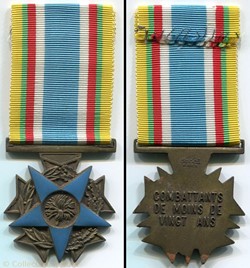 Croix de Combattants de Moins de Vingt Ans