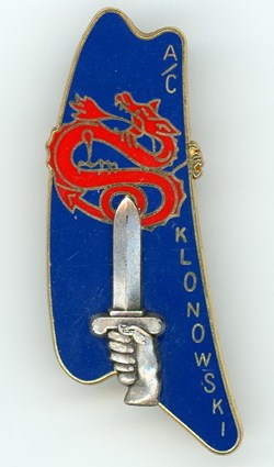 Insigne ENSOA - 117° Promotion Klonowski Félix