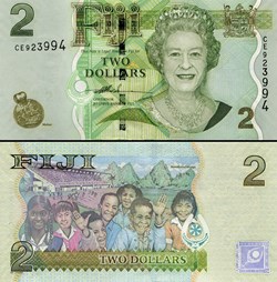 FIDJI - PICK 109 a - 2 DOLLARS - 2007
