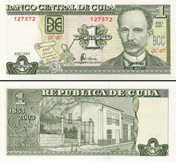 CUBA - PICK 125 - 1 PESO - 2003