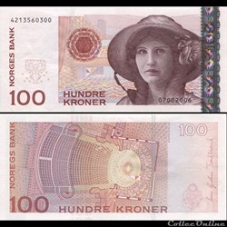 NORVÈGE - PICK 49 c - 100 KRONER - 2006