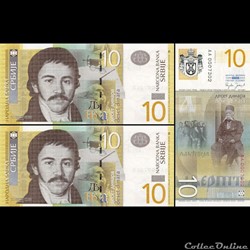 SERBIE - PICK 46 a - 10 DINARA - 2006