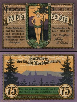 Nordhausen - 75 Pfennig