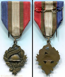 Médaille de L' Union Nationale des Combattants (U.N.C.)