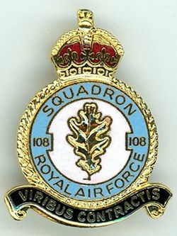 Insigne R.A.F - 108° Squadron (CVIII°)