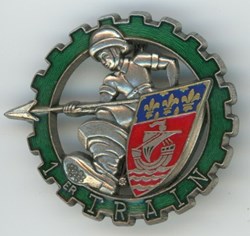 Insigne Terre - 1° Régiment du Train
