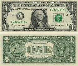 B- 1$ Federal Reserve Notes - Small Size 2021 Series