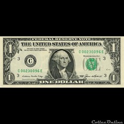 C- 1$ Federal Reserve Notes - Small Size 1985 Series