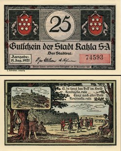 Kahla - 25 Pfennig