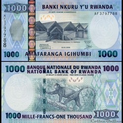 RWANDA - PICK 35 A - 1000 FRANCS - 2008