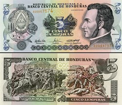 HONDURAS - Pick 85d - 5 LEMPIRAS - 2004