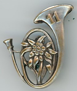 Insigne du 11° Bataillon de Chasseurs Alpins