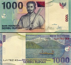 INDONÉSIE - PICK 141 g - 1000 ROUPIES - 2006