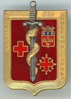 Insigne Hôpital Militaire Larrey à Toulouse